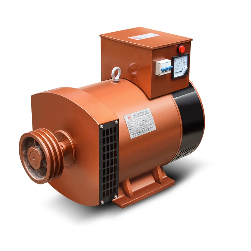 

Factory Full Copper Brus 10000W 10KW 220V Single Phase Machine Generator Home Construction Site With 8HP Diesel Generator