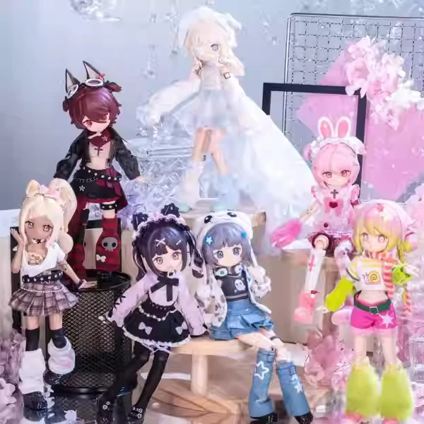 ตุ๊กตา BJD 12 ข้อต่อ ของแท้ ฟรีค่าบริการ น่ารัก สไตล์อิเล็กทรอนิกส์  แบบกล่องสุ่ม  ขยับได้  ของเล่นสุดฮิต  ฟิกเกอร์  กล่องปริศนา  ของขวัญสำหรับเด็กผู้หญิง