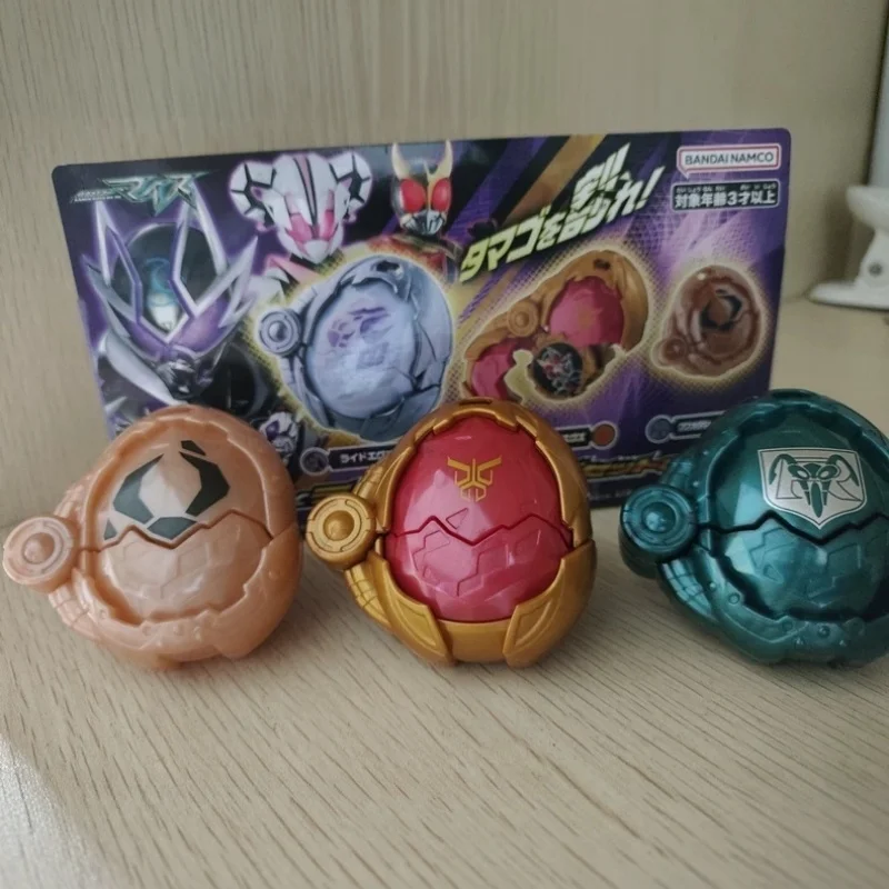 In-stock Authentic Bandai Kamen Rider MY-TH Max DX Transformation Egg 01 Bullet Kuuga Sheep Wolf Rider Egg Collaboration Toys