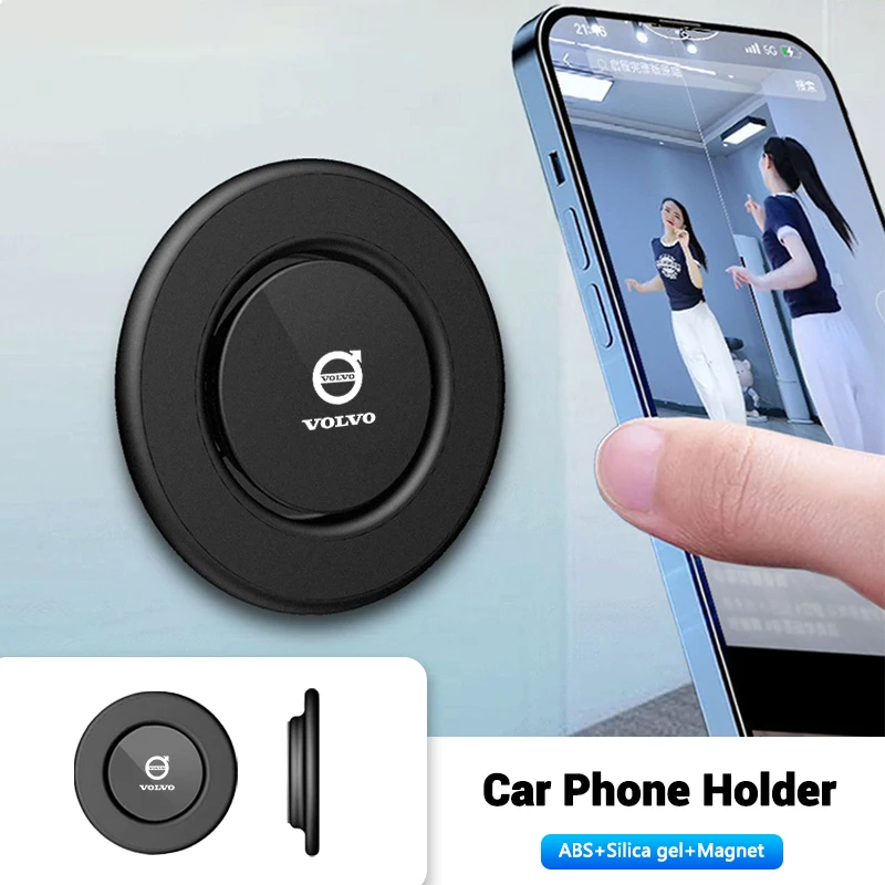 Magnetic Car Mobile Phone Stand Holder Auto Accessory For Volvo R Design XC90 XC60 S60 V40 XC40 V60 V50 S40 XC70 C30 C70 C40 S70