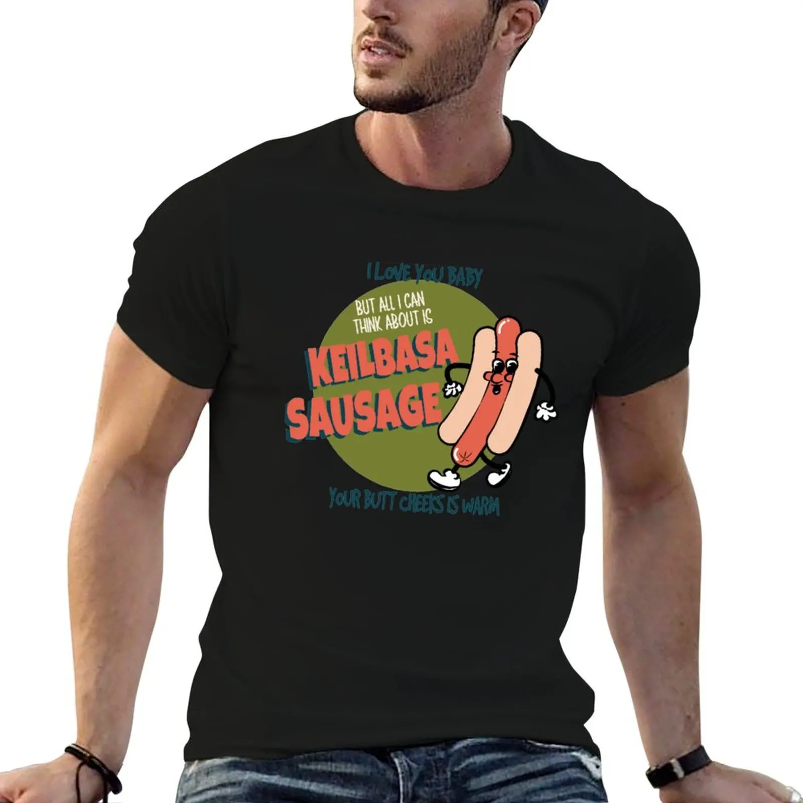 Kielbasa Sausage Lyrics Tenacious D T-Shirt Breathable Gym Short Sleeve T-Shirt