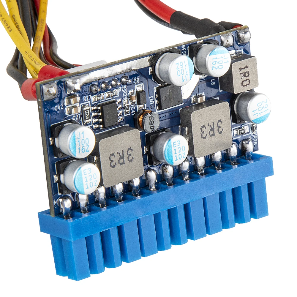 RGEEK تيار مستمر 12 فولت 300 واط 24Pin ATX توصيل مع اللوحة الأم Mini ITX مصدر الطاقة Pcio PSU وحدة لألعاب الكمبيوتر