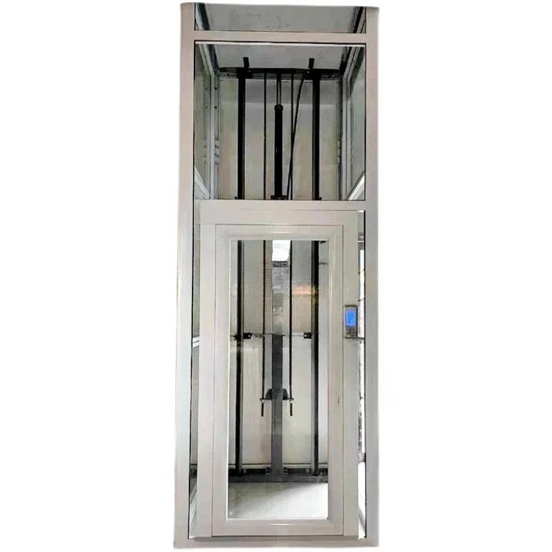 Elevator Small duplex loft traction steel belt elevator