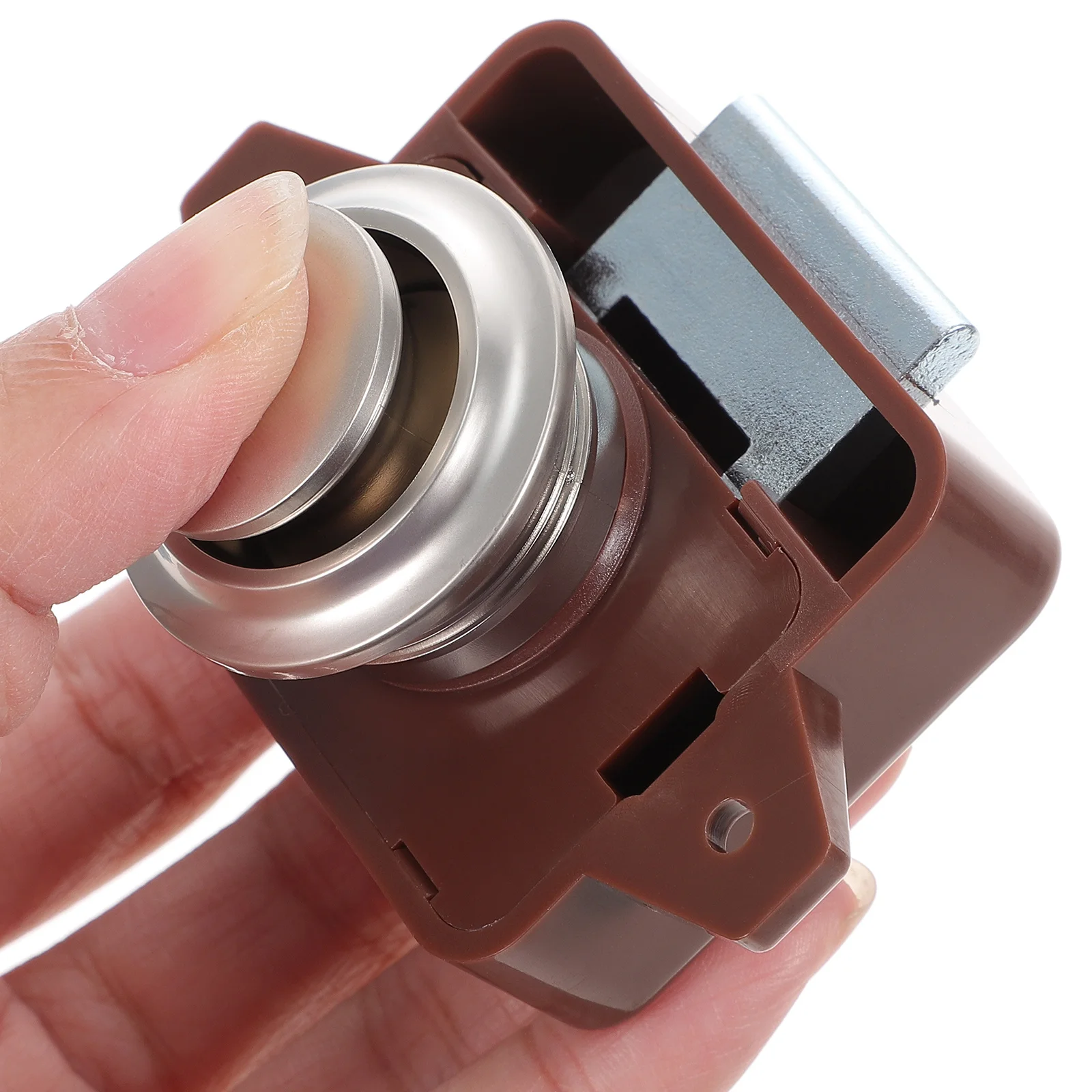 

5Pcs Push Button Latch Lock Zinc Alloy Keyless Catch Lock for Cabinet Door Rv Push Button Latch Zinc Alloy Latches