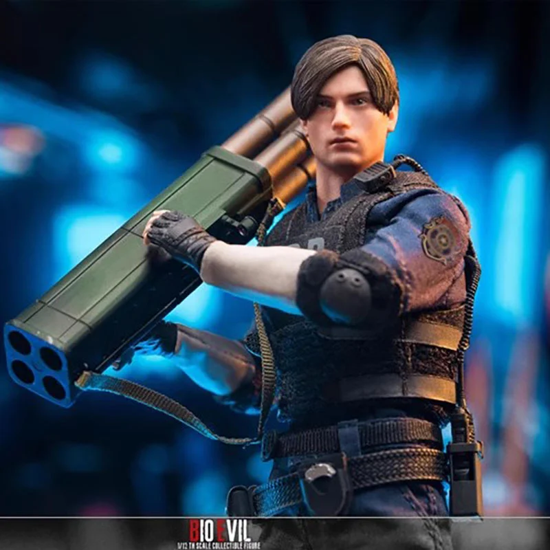 Limtoys Limini 1/12 Rpd Police Officer Leon Kennedy S Version 6 Inch Movable Action Figure Full Set For Fan Collection