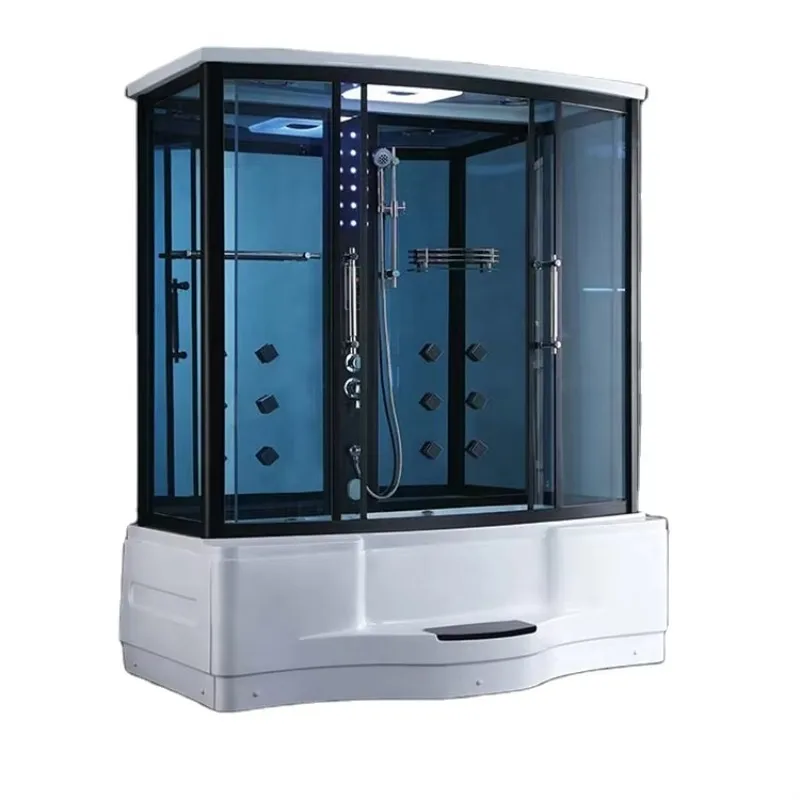 

Customization Steam Shower with Massage Steam Sauna Cabin Shower Room Massage Steam Room Tempered Glass Shower Box/shower