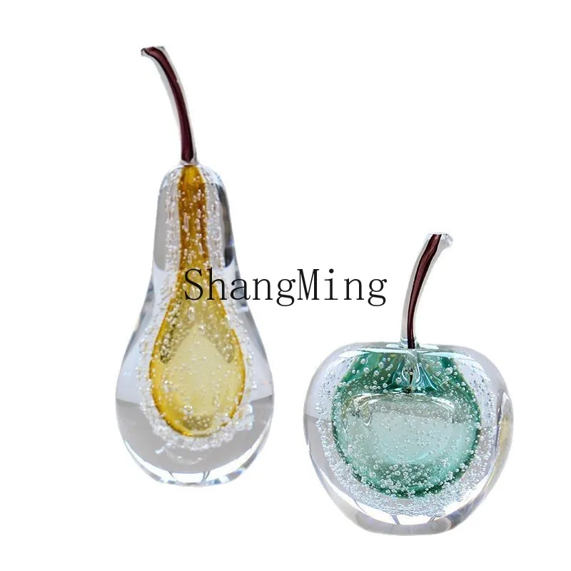 

DSA art glazed apple light luxury decoration living room creative pear personalized desktop atmosphere ornament
