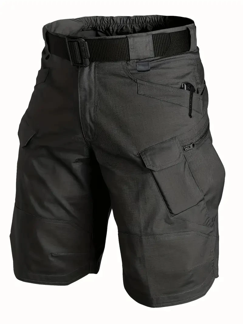 American Plus Size Summer Men Multi-pocket Shorts Outdoor Hunting Fishing Cargo Shorts Tactical Short Pants Waterproof Quick Dry