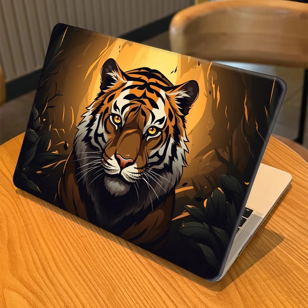 

Cartoon Tiger Laptop Case for MacBook Air 13 M1 2020 Model A2337 Cover for MacBook Pro 13 M1 M2 M3 14 15 16 M4 Pro Max Case