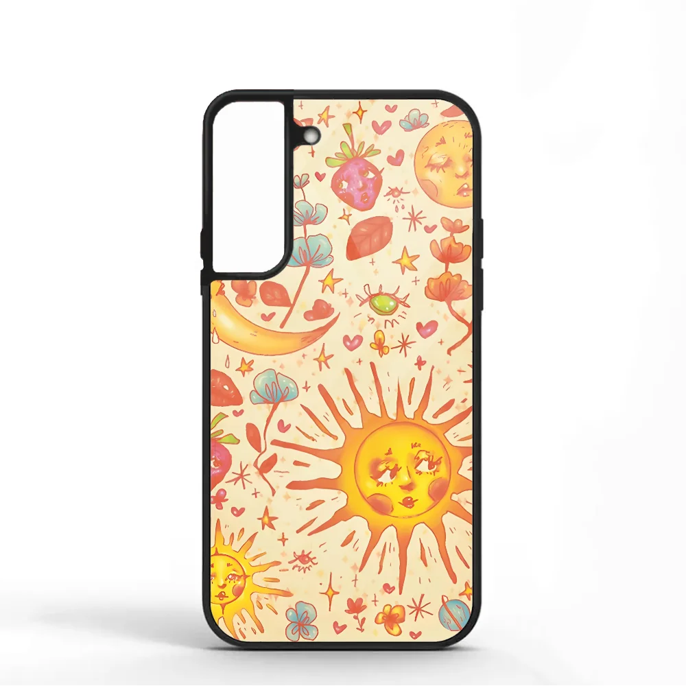 Celestial Spring Phone Case For Samsung S10 S20 S21 S22 S24 S30 Plus ULTRA Mirror Acrylic Cover