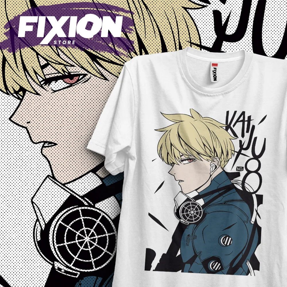 Camiseta de Anime Kaiju N ° 8 - Reno # GA [B], camiseta de Manga