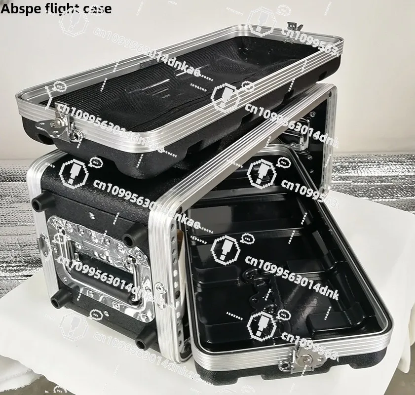 4US21CM Microphone Case ABS Air Case Receiving Chassis 19 Inch Standard Equipment Case Audio Video Lighting Cabinet