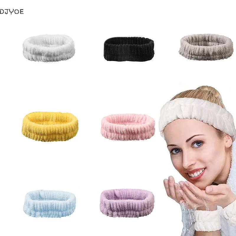 DJYOIE Soft Elastic Women Headbands with Cute Designs Great for Maintaining Hair While Washing Face or Applying Makeup