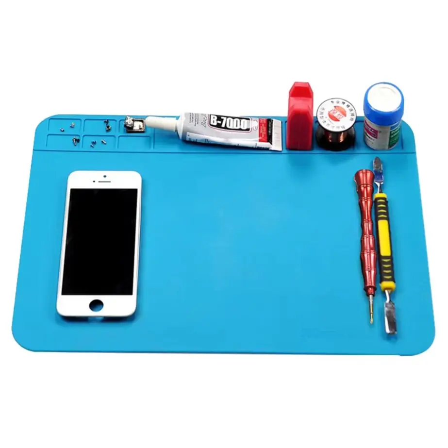 

300*200 мм термостойкий и пыленепроницаемый и водонепроницаемый коврик для обслуживания платформы для сотового телефона, ноутбука, электронного ремонта, 300 шт./лот