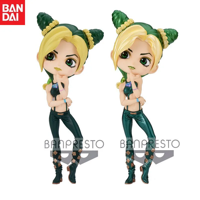 

In Stock Bandai Original Q Posket Anime JoJo's Bizarre Adventure STONE OCEAN Jolyne Cujoh Action Figure Model Children's Gifts