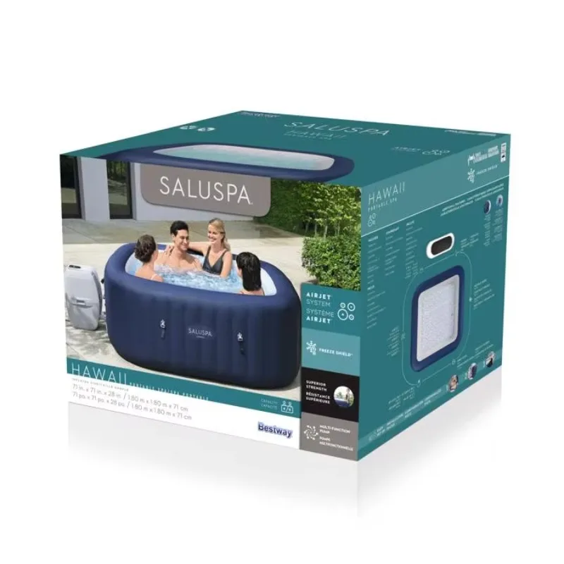

STLF 60022 Hawaii AirJet 4-6 Person Portable Inflatable Hot Tub