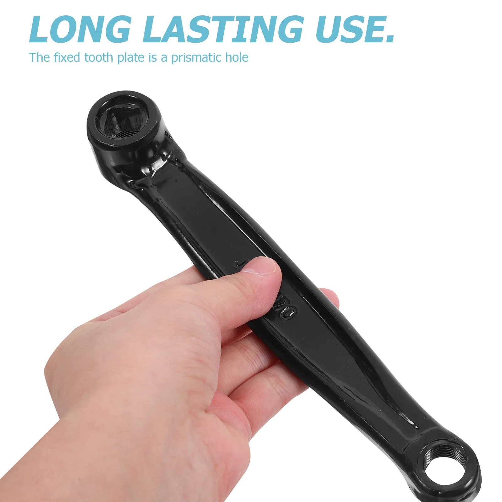 

Велосипедный шатун 170 мм, длина оси 200 мм, черный, стальной, железный, левый, с отверстием под шатун, инструмент для ремонта