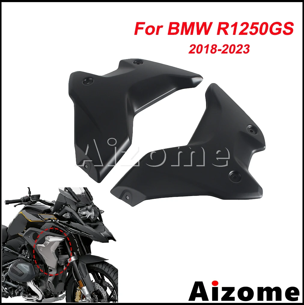 

Передняя защита радиатора, обтекатель боковой панели мотоцикла, крышка для BMW R1250GS 2018 2019 2020 2021 2022 2023, защита бака для воды