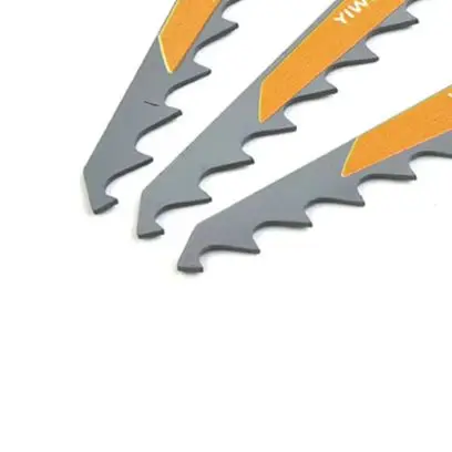 3pcs 150mm 6 Inch 3 TPI HCS Reciprocating Saw Blades For Coarse Wood Cutting Nail Pruning Curved Plunge Power Tool Accessories