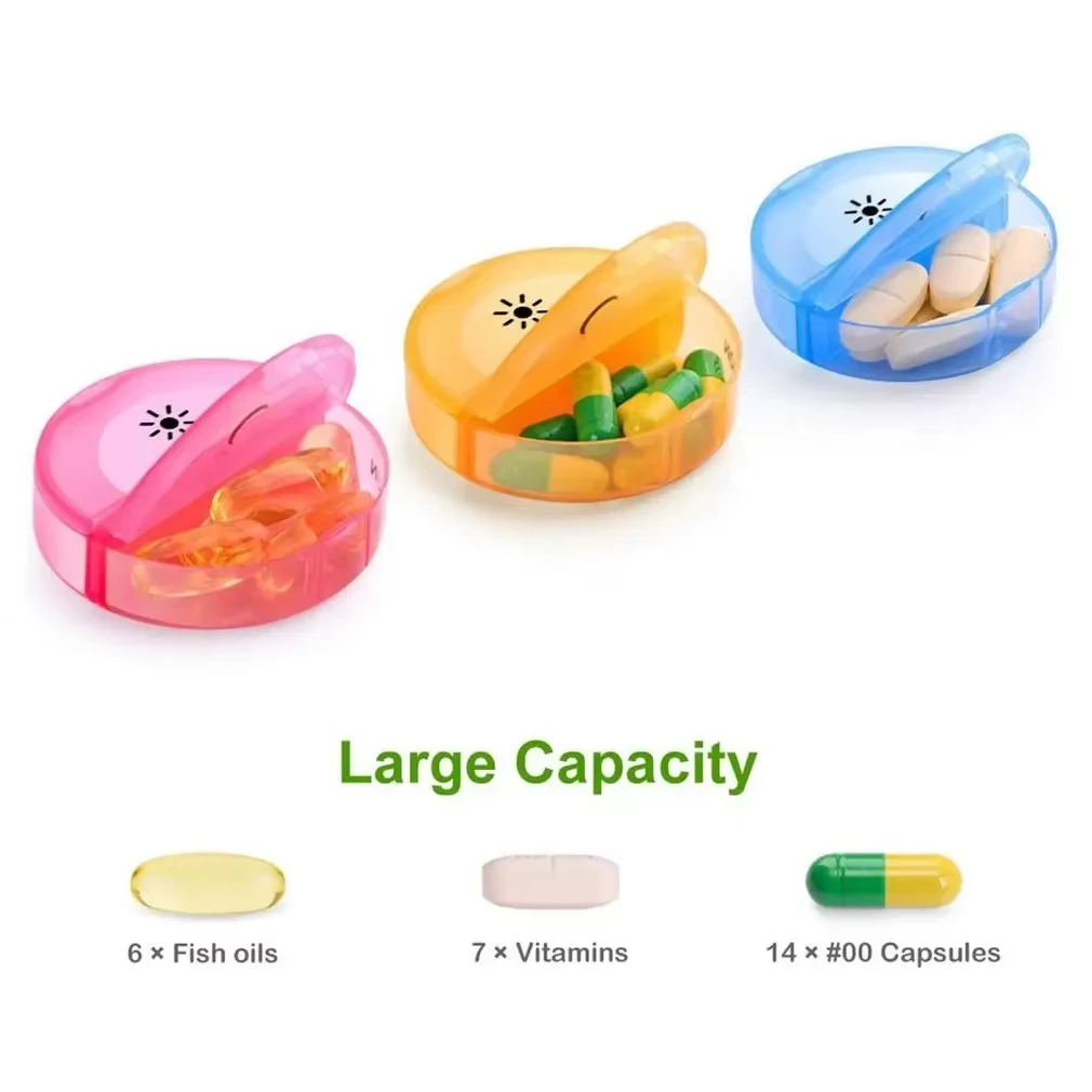 منظم تخزين الأدوية الأسبوعي، حامل صندوق حبوب الدواء، حاوية حبوب الدواء، منظم موزع محمول #6