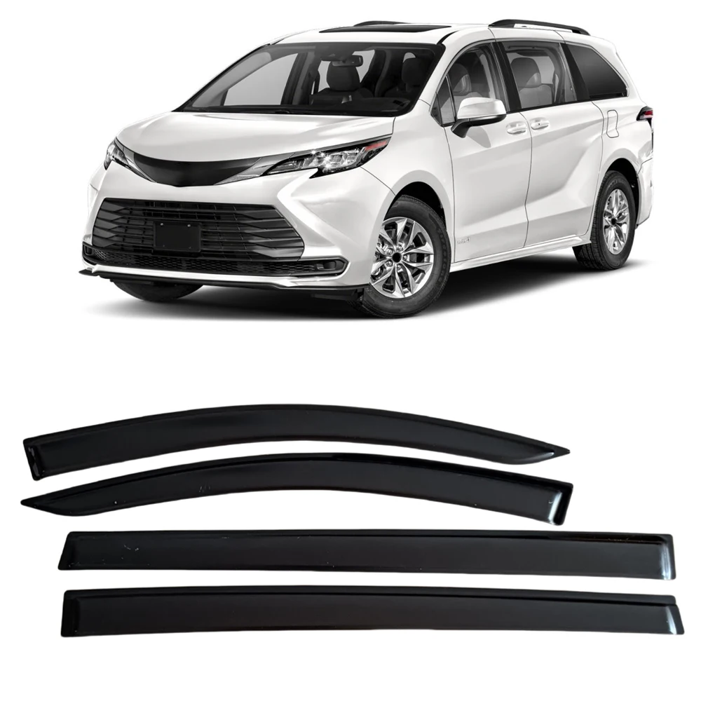 

Window Visor for TOYOTA SIENNA XL40 2021 2022 2023 2024 Wind Deflectors Rain Guards Door Visor Vent Shades Ventvisor Sun Rain