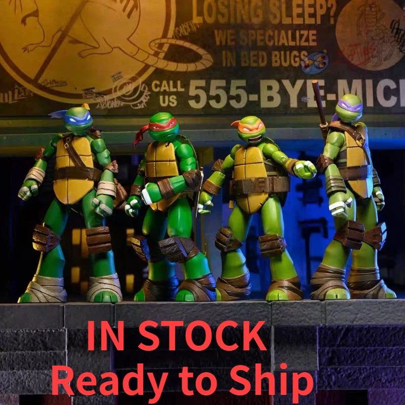 In Stock, Ships Immediately! NECA Teenage Mutant Ninja Turtles Shredder, 2012 Animated Version, 7‑inch Action Figure Toy Gift