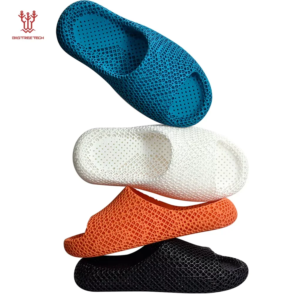 

BIGTREETECH 3D Printed Slippers 3D Printed In One Piece Arch-Perfect Support Anti-Slip Deodorant Breathable Soft Elastic Unisex