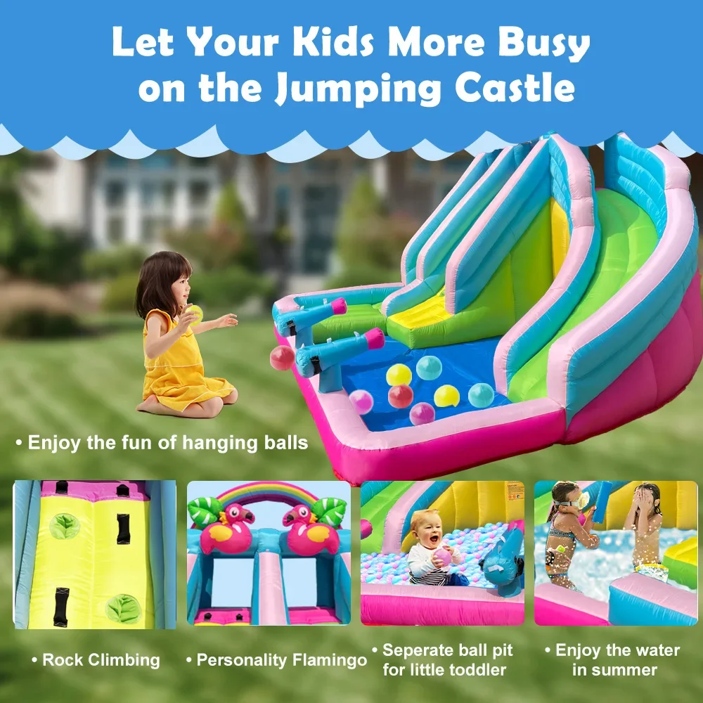 Inflatable Bouncer Outdoor Commercial Inflatable Jumping Bouncy Castle Bounce House Water Slide Outdoor Reaction Equipment 2024