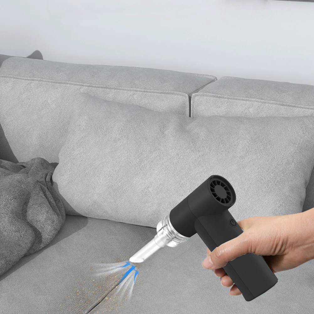 منفضة هواء مضغوط لتنظيف لوحة مفاتيح الكمبيوتر مروحة تربو أدوات مروحة نفخ قوية منفاخ هواء لاسلكي لتنظيف سيارات الكمبيوتر #4
