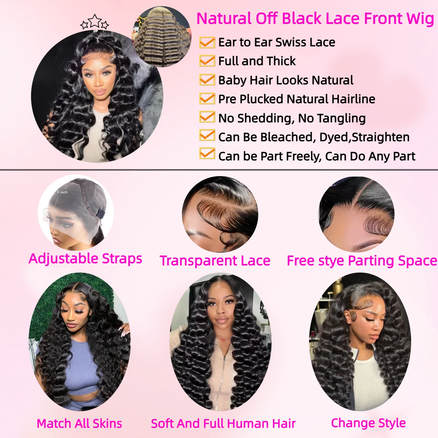 200 الكثافة موجة عميقة 13x6 الدانتيل أمامي خصلات الشعر المستعار الإنسان البرازيلي 30 36 بوصة مجعد موجة HD 13x4 الدانتيل الباروكة الأمامية للنساء #5