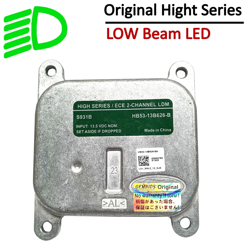 

Original Used Ballast HB53-13B626-B S931B For 16-19 Explorer LED Headlight Module Control Unit Car Lighting Parts HB5313B626B