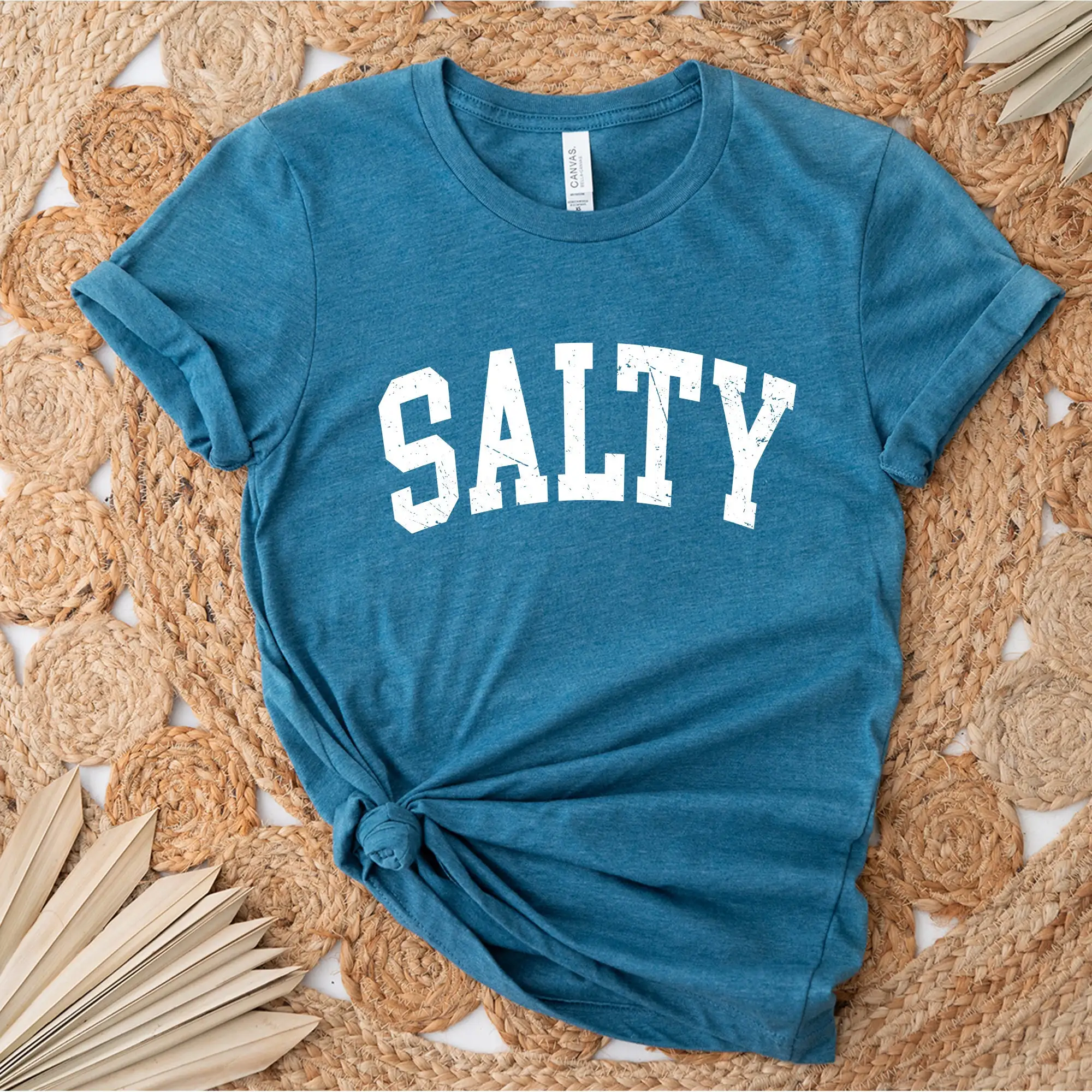 Salty T Shirt Trendy Beach Vacation Summer Life