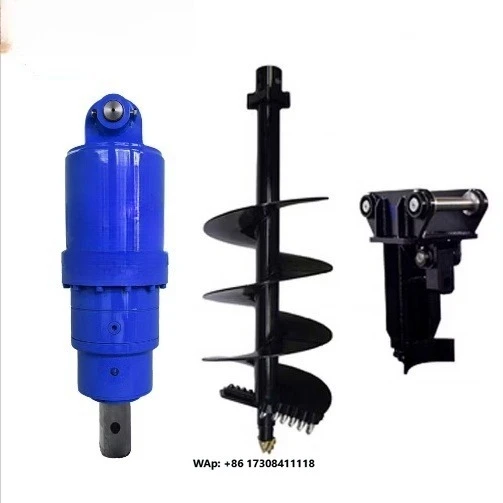 AORIS OEM/ODM 6000NM 8000NM Torque Excavator Earth Auger for 5-8 Ton Excavator