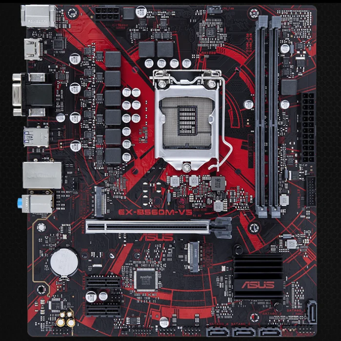 

For The New ASUS EX-B560M-V5 Desktop Computer Main Board Supports 10th Generation 11th Generation CPUPCI4.0