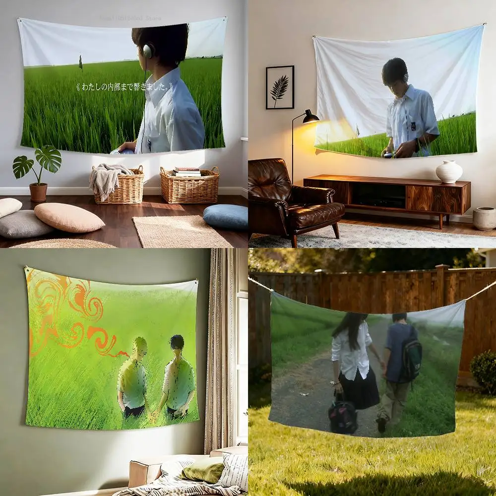 

All A-About L-Lily C-Chou-Chou Flag Tapestry Banner For Bedroom Outdoor Living Room Restaurant Bar Wall Decor Party