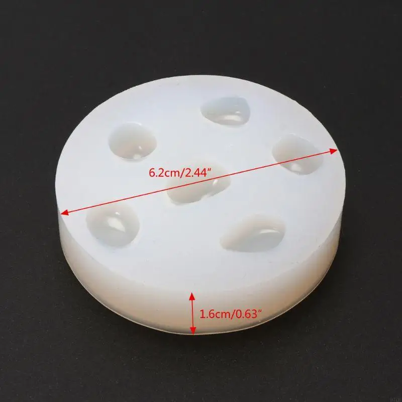 

97QE DIY Pebbles Resin Molds Silicone Molds for Children Epoxy Resin Casting