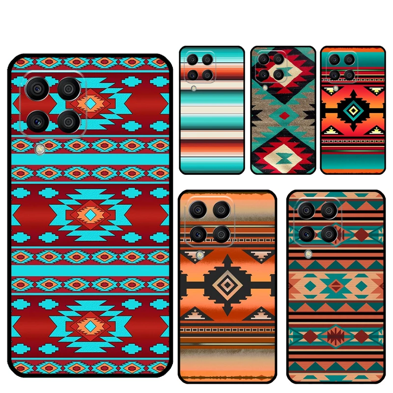 Navajo Print Pattern For Samsung Galaxy M20 M06 M16 M12 M13 M14 M15 M35 M55 M34 M54 M33 M53 M21 M31 M32 M52 Case