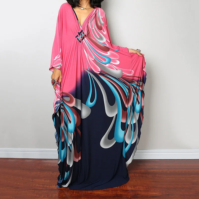 Beach Squid Vacation Casual Loose Sunscreen Bikini Robe Swimsuit Cover Up  Women Plus Size Oversized Long Beach Dress