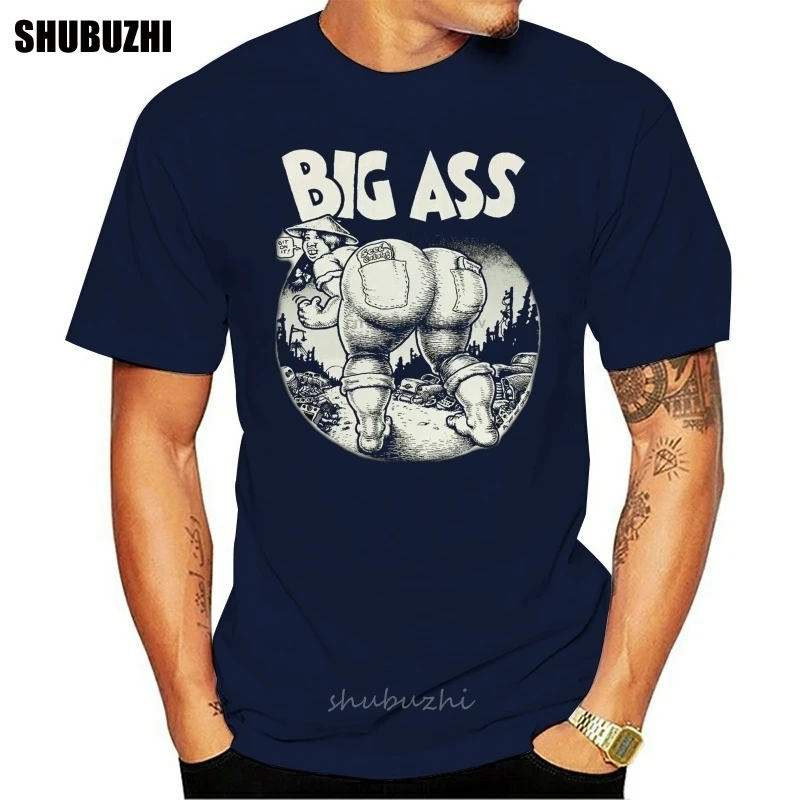 Camiseta de algodón para hombre, ropa de moda de verano, talla europea, buen R. robert mimb BIG ASS, EE. UU., Nueva