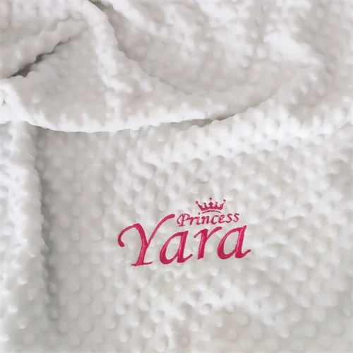 Gepersonaliseerde babydeken met naam voor pasgeboren jongens en meisjes Aangepaste Minky Fleece peuter wieg kinderwagen deken verjaardagscadeau