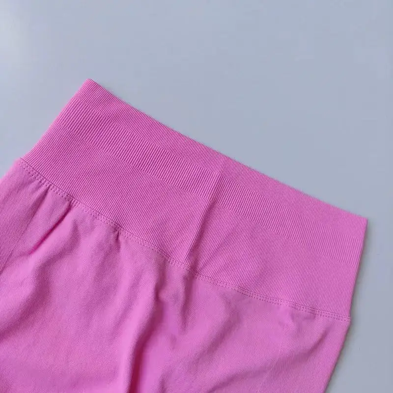 Nahtlose Sport-Yoga-Leggings mit hoher Taille, durchsichtige Sport-, Yoga-, Fitness- und Laufhose, schnelltrocknende Hose mit Scrunch-Butt-Effekt – Detail 8