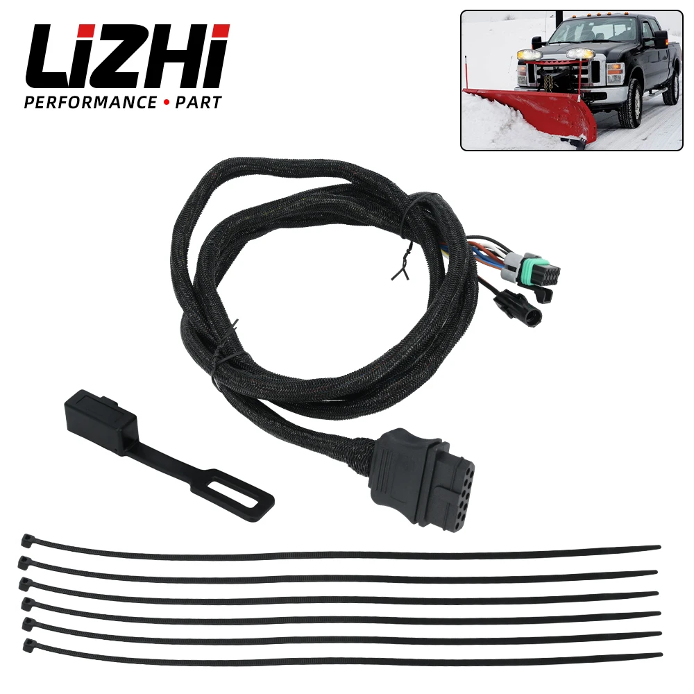 

Vehicle Side 11 Pin Light Harness with Dust Cover For Western Fisher Blizzard SnowEx Plows 26357-22413 26357 22413