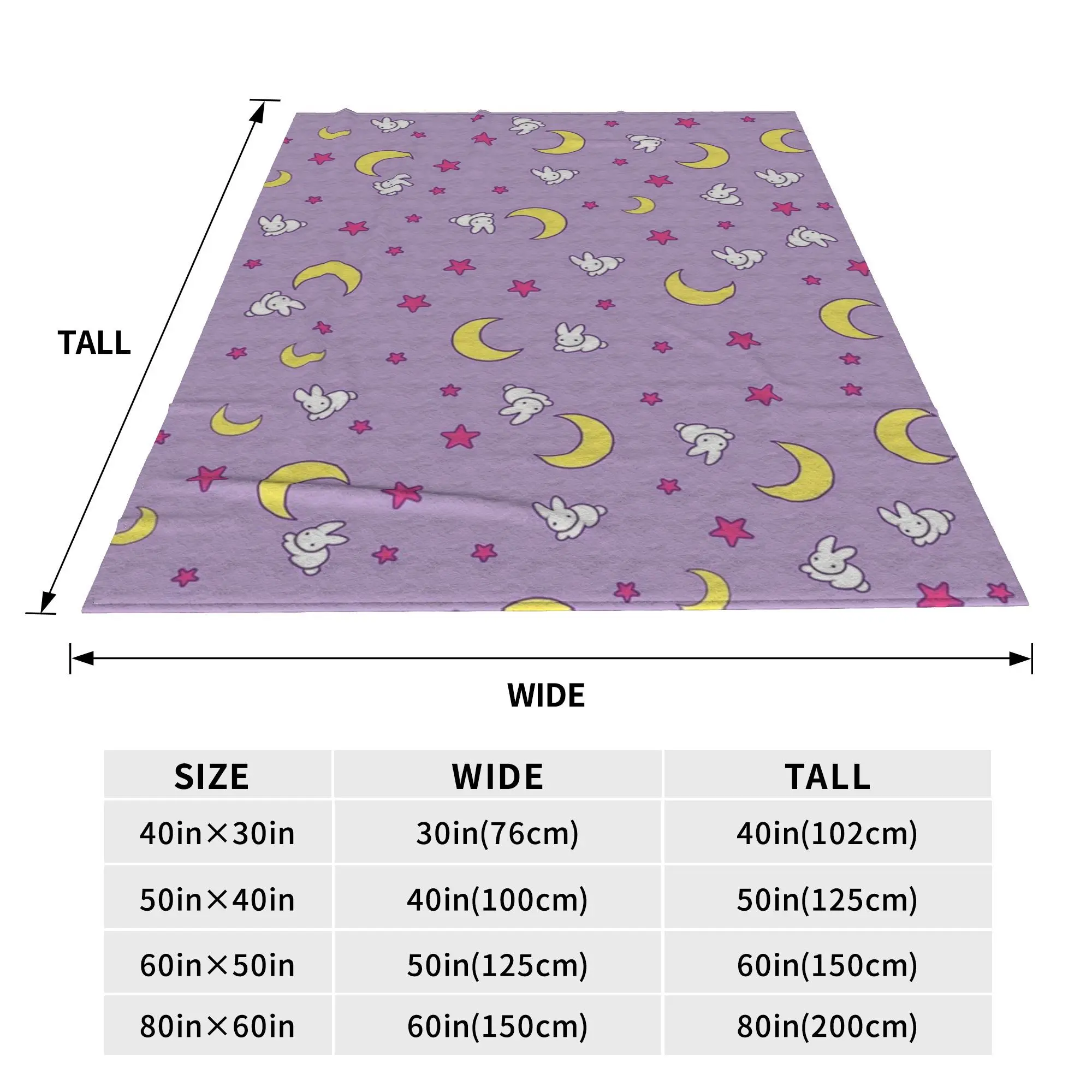 Sailors Moon Decke, gemütliche, weiche Überwurfdecken für Couch, 127 x 152 cm, dünne Plüschdecke in mehreren Größen