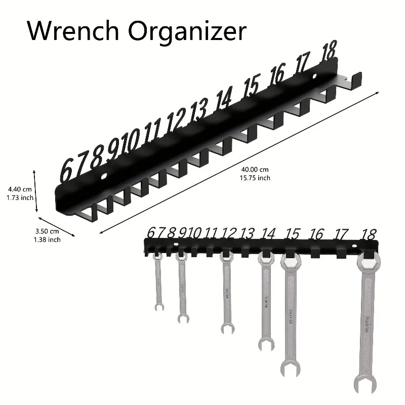 Heavy Duty Iron Numbered Hooks Wall Mounted Durable Metal Material Strong Load Capacity Utility Hangers for Workshop Garden Tool
