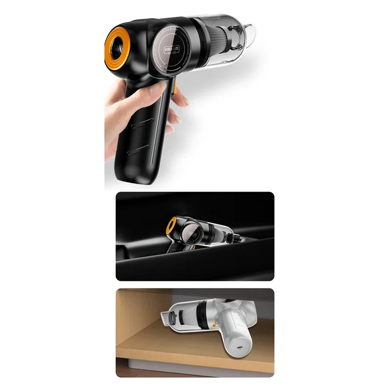 Penyedot Debu mobil nirkabel 2 dalam 1, penyedot debu genggam, nirkabel, integrasi dan penyedot, penyedot debu daya tinggi untuk rumah kantor, 2 dalam 1