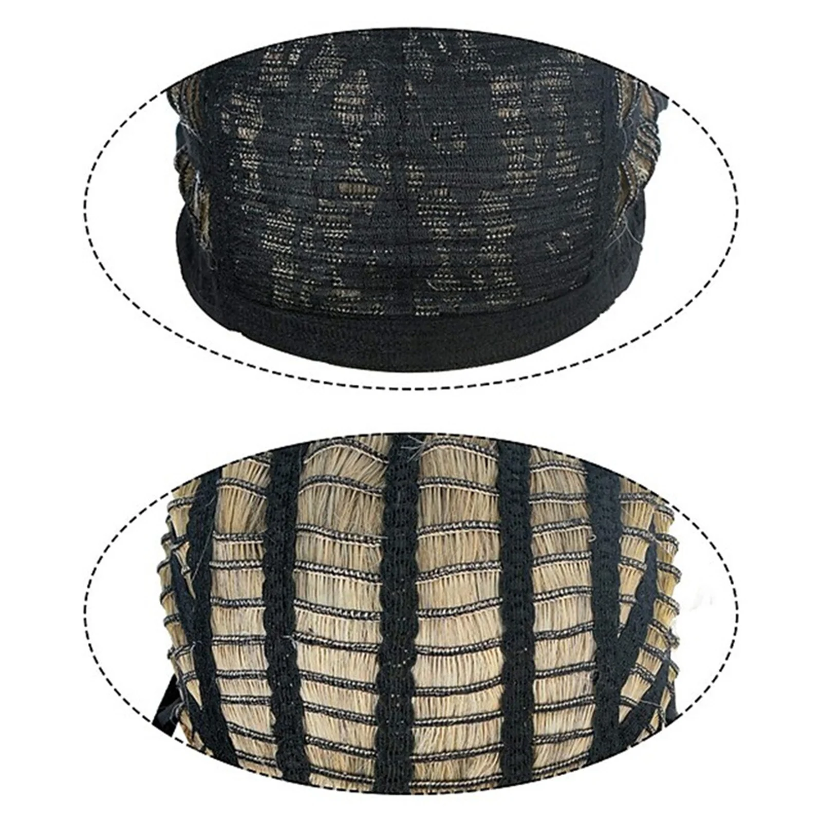 70年代80年代コスプレウィッグディスコシンガーウィッグ男性用ブラックゴールドウェーブミディアムロングヘアハロウィンコスチューム普段使い用