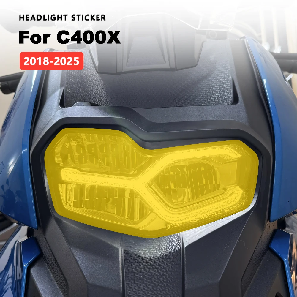 

Красочные наклейки на фары мотоцикла для BMW C400X C400 C 400X400X 2018-2025, модифицированные аксессуары, водонепроницаемые наклейки на фару