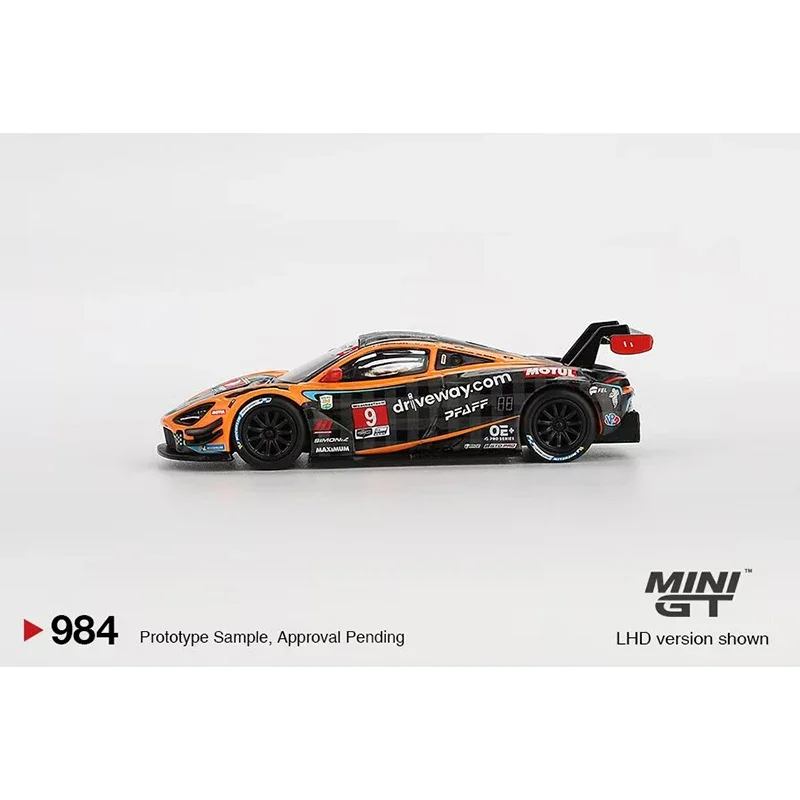 Przedsprzedaż MINIGT 984 1:64 McLaren 720S GT3 Evo Pfaff Motorsports 2024 IMSA Daytona 24 Hrs Diecast Diorama Model samochodu Zabawki