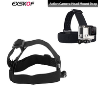 Action Camera Head Mount Strap Wearing Head Belt Mount For GoPro Hero 13 12 11 10 9 8 DJI Action 5 4 3 Insta360 X4 X3 AKASO EKEN