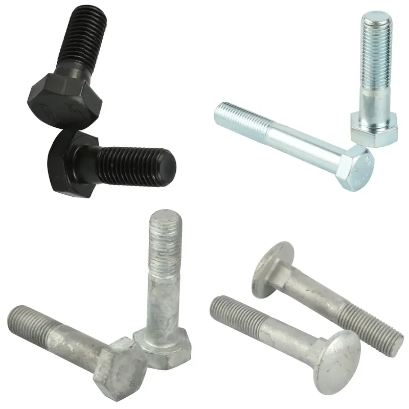 for   A325 A490 Tension Control Structural Bolt Carbon Steel Black Galvanized Thread  Heavy Duty Construction